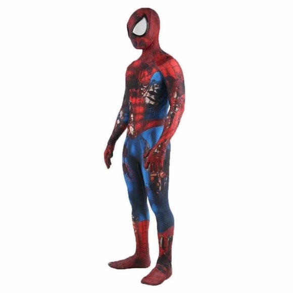Zombie Spider-Man Jumpsuit Spiderman Cosplay no mask Included  XL/kids - Picture 6 of 10